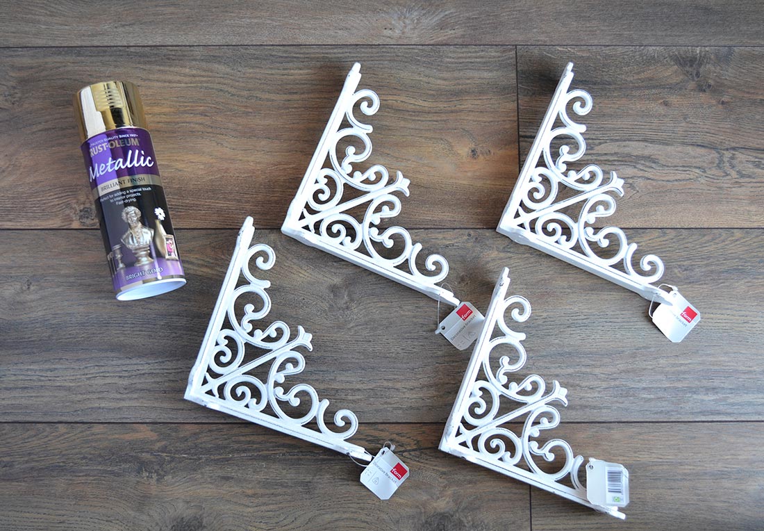 D.I.Y Ornate Kitchen Shelves • Hollie Berries