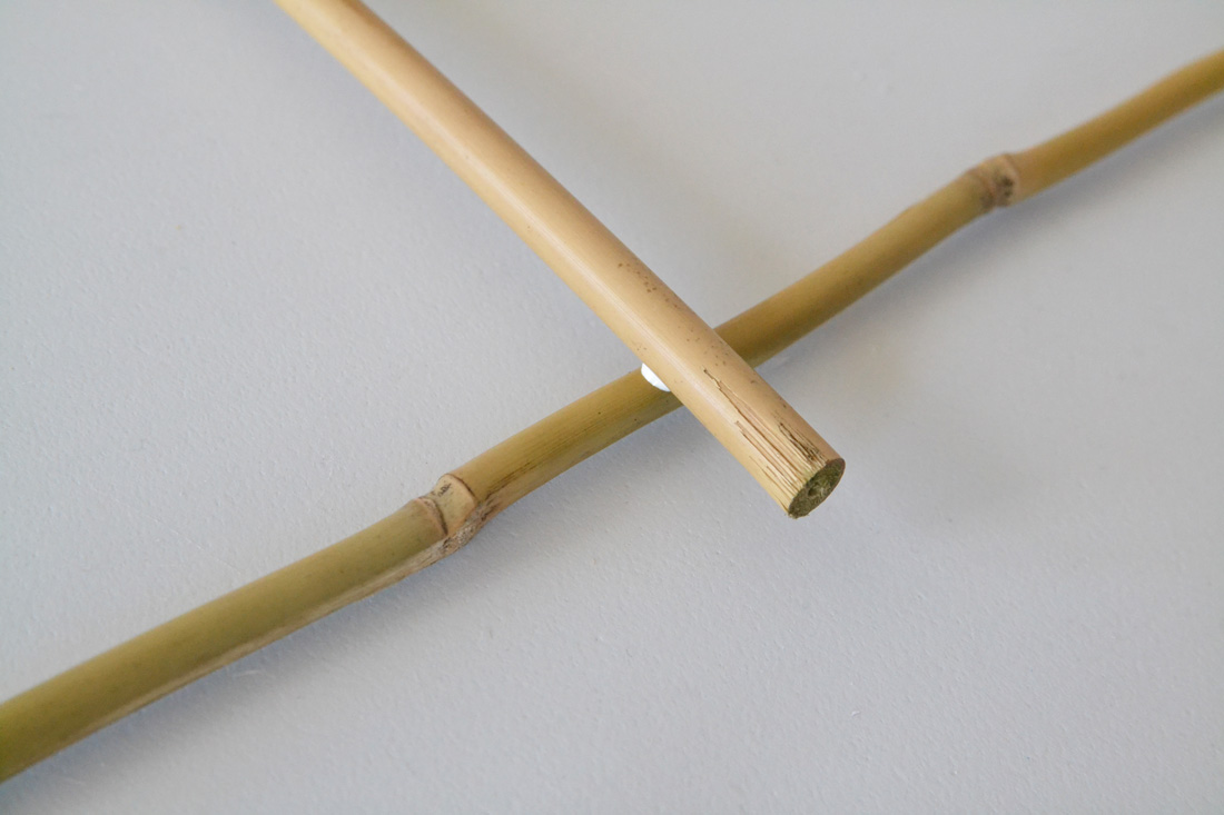 D.I.Y Bamboo Cane Blanket Ladder • Hollie Berries