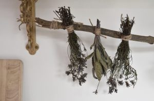 DIY Herb and Flower Drying Rack • Hollie Berries