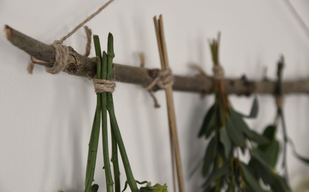 DIY Herb and Flower Drying Rack • Hollie Berries